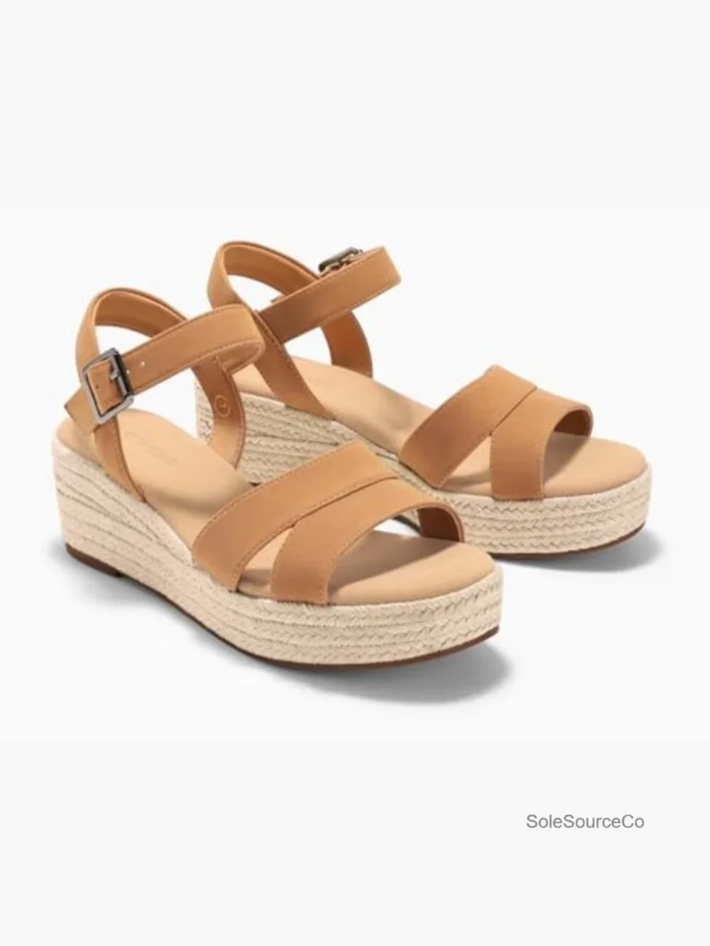 Wedge Platform Sandals Espadrille Heels Open Toe Ankle Strap Summer
